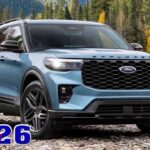 2026 Ford Explorer Platinum 2026 Ford Explorer St Line Is 2026 Ford