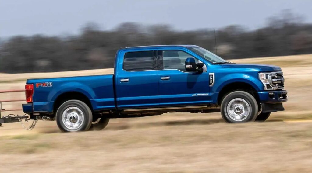 2022 Ford F250 Atlas Blue Exterior 2