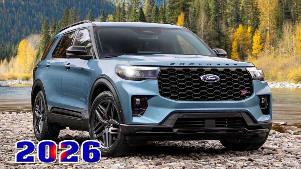 2026 Ford Explorer Platinum 2026 Ford Explorer St Line Is 2026 Ford