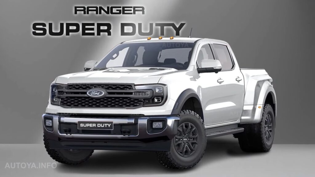 2026 Ford Ranger Super Duty Gets Imagined Coming To America To Beat All