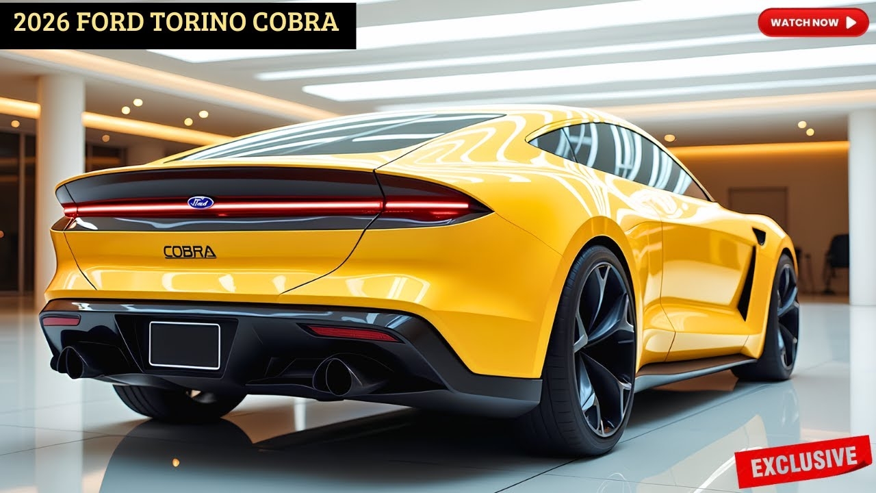 2026 Ford Torino Cobra Unveiled The Icon Returns With Unstoppable 