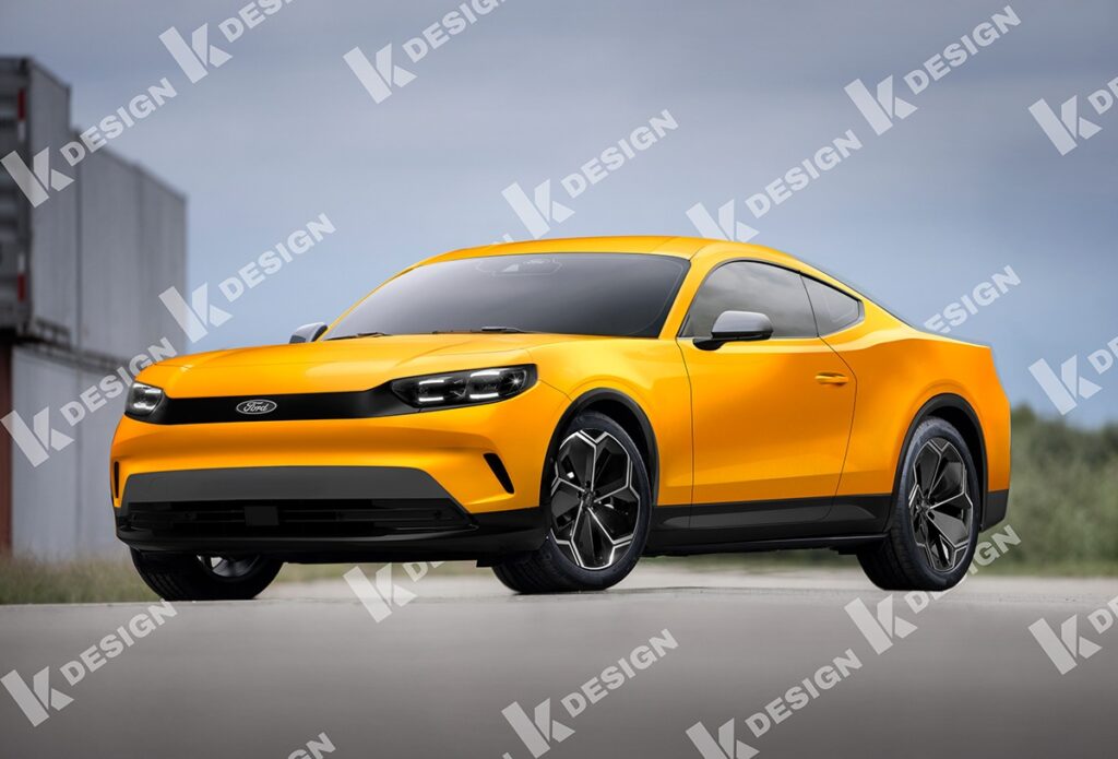 Ford Capri Coup EV 2026 Behance