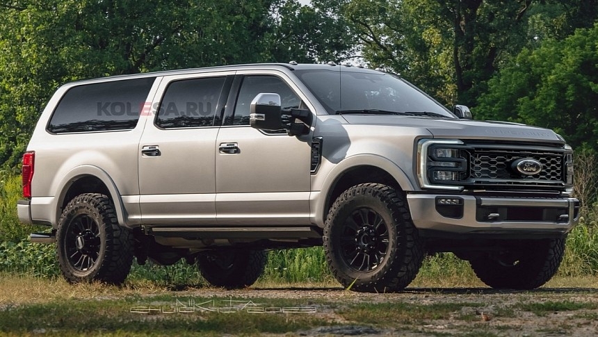 Ford Excursion Digitally Revived For New Model Year As Brand 39 s Ultimate 