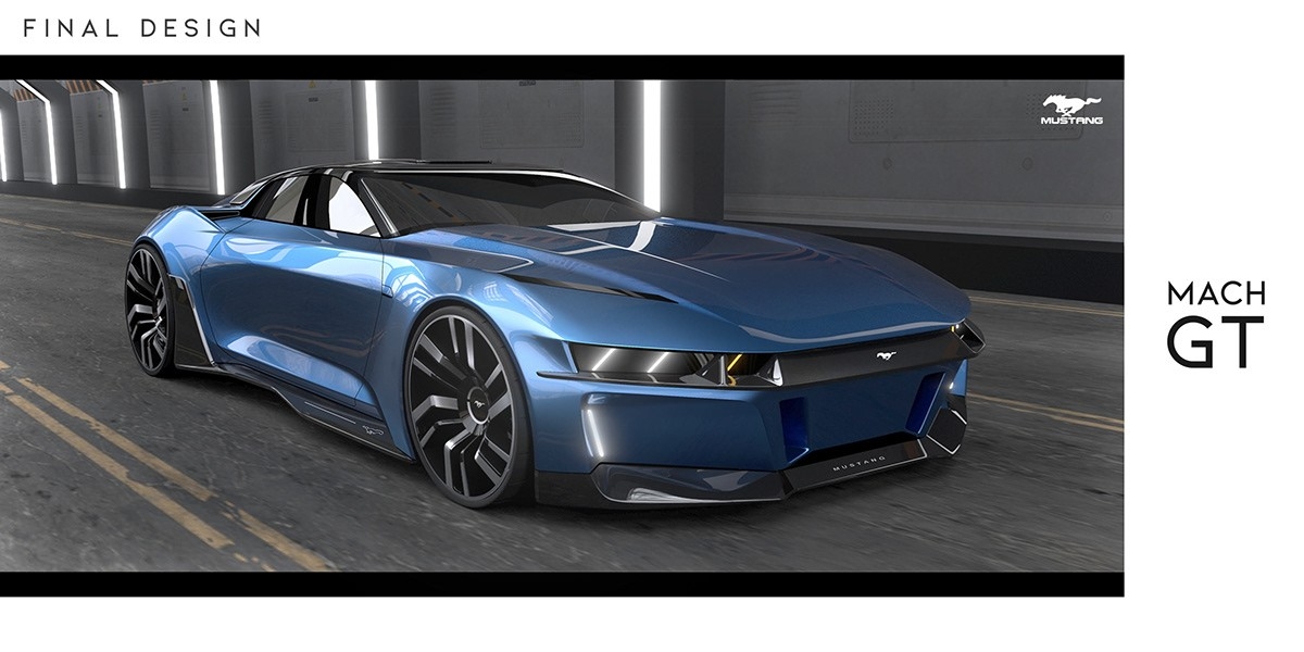 Rendering Ford Mustang Mach GT Wujud Kendaraan Listrik Yang Diinginkan 