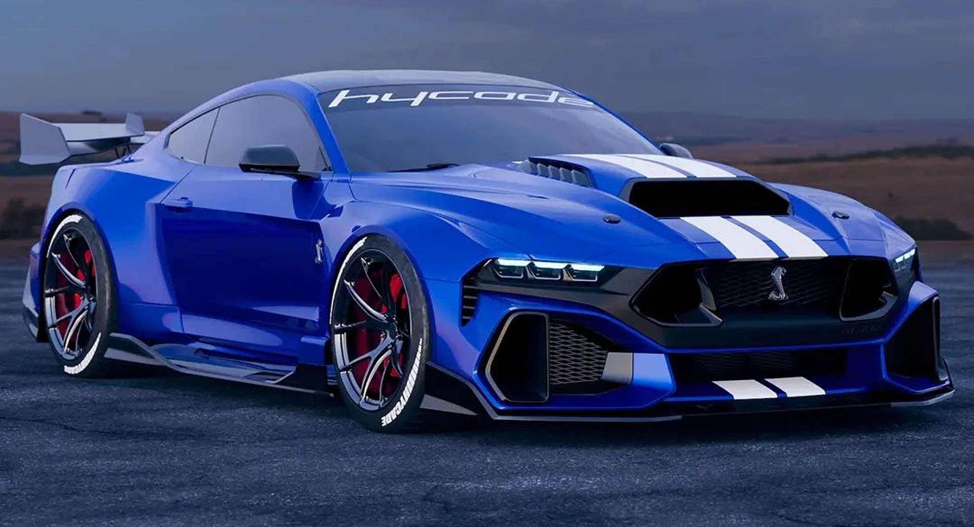 What If The Next 2026 Shelby GT500 Looked Like This Render Carscoops